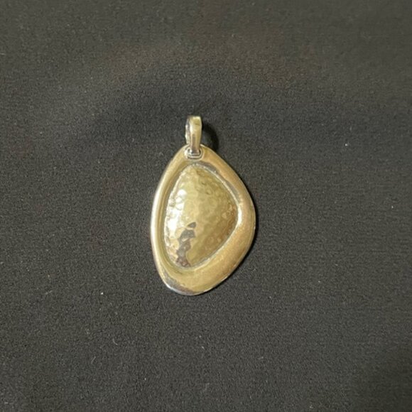Sterling Silver Asymmetrical Pendant - Picture 1 of 1